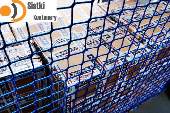 Na kontener - Materiałowa siatka - Materiałowe siatki zabezpieczające kontenery